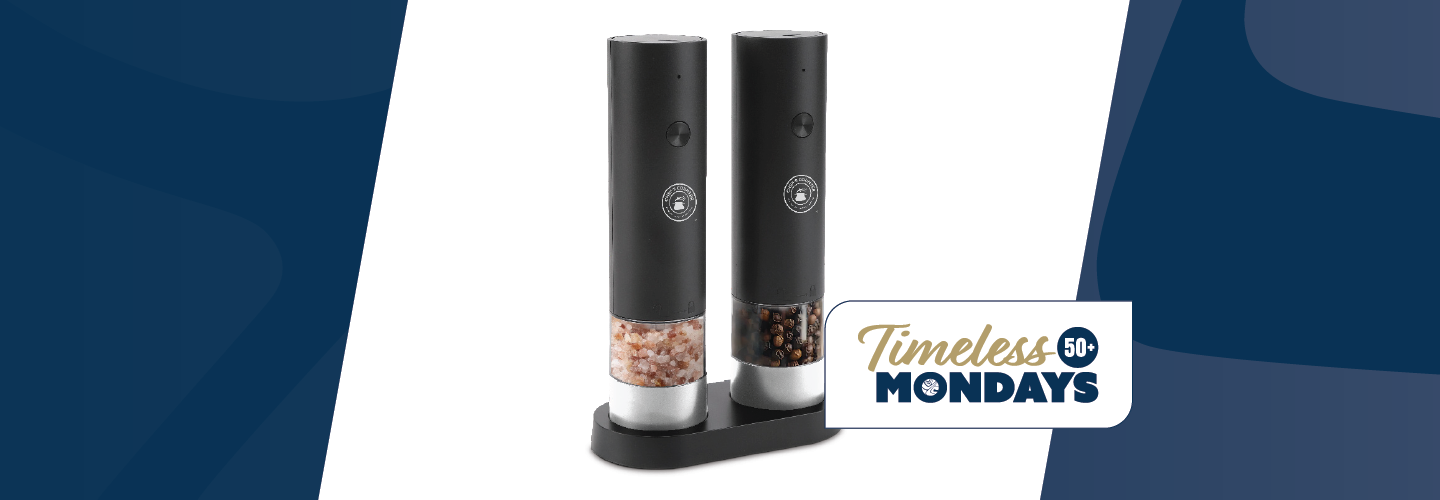 Timeless Mondays Electric Salt & Pepper Grinder