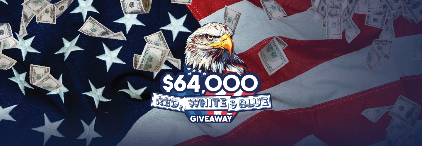 $64,000 Red, White & Blue Giveaway