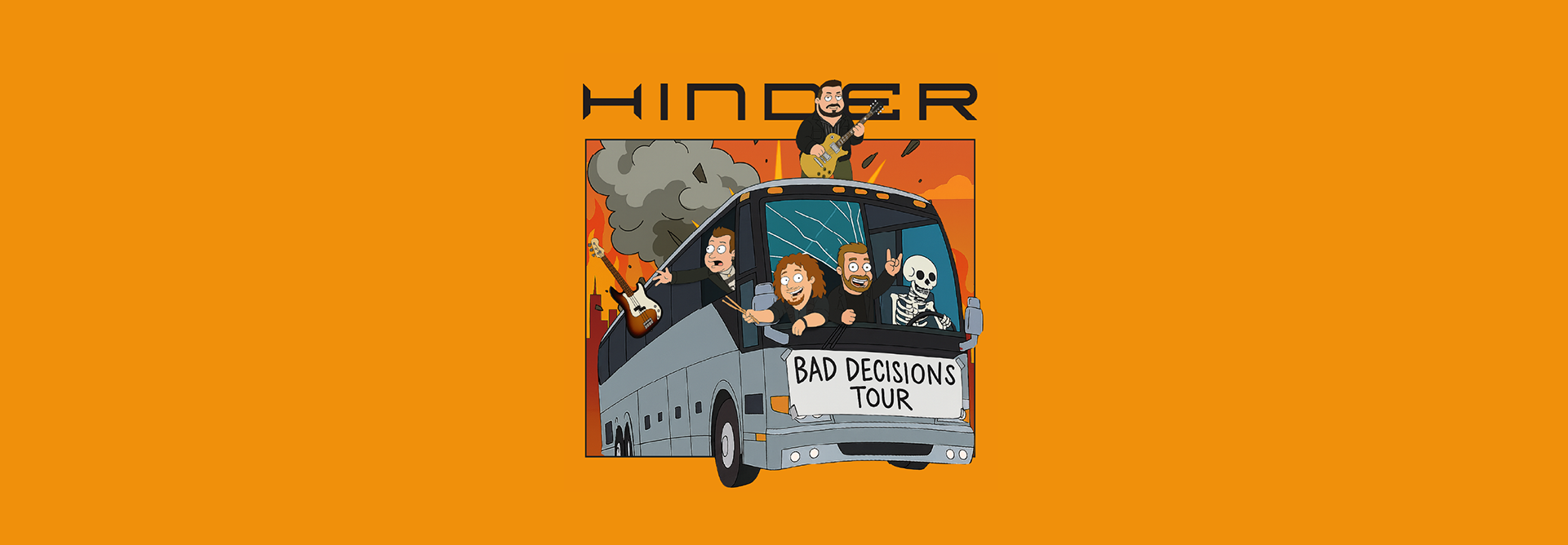 Hinder: Bad Decisions Tour at Rock & Brews