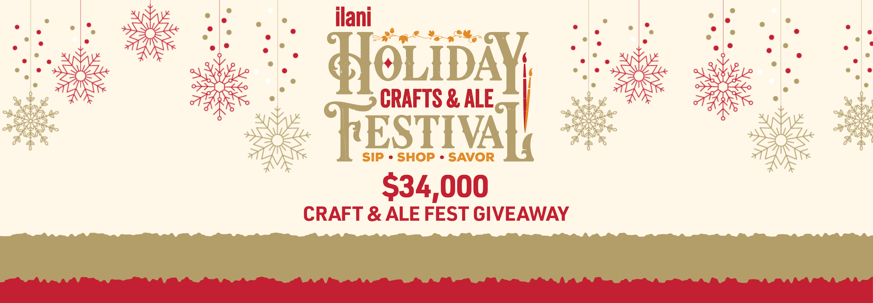 $34,000 Holiday Crafts & Ale Fest Giveaway
