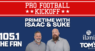 105.1 The Fan Pro Football Kickoff at Tom's Watch Bar
